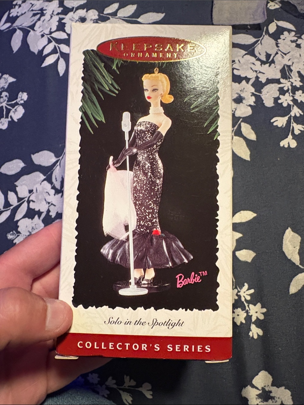 Hallmark Barbie Ornament in Black & White